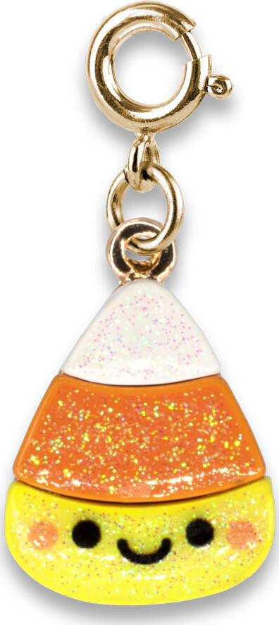 Gold Glitter Candy Corn Charm