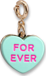 Gold Candy Heart Charm