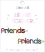 Rhinestone Friends Barrette Set