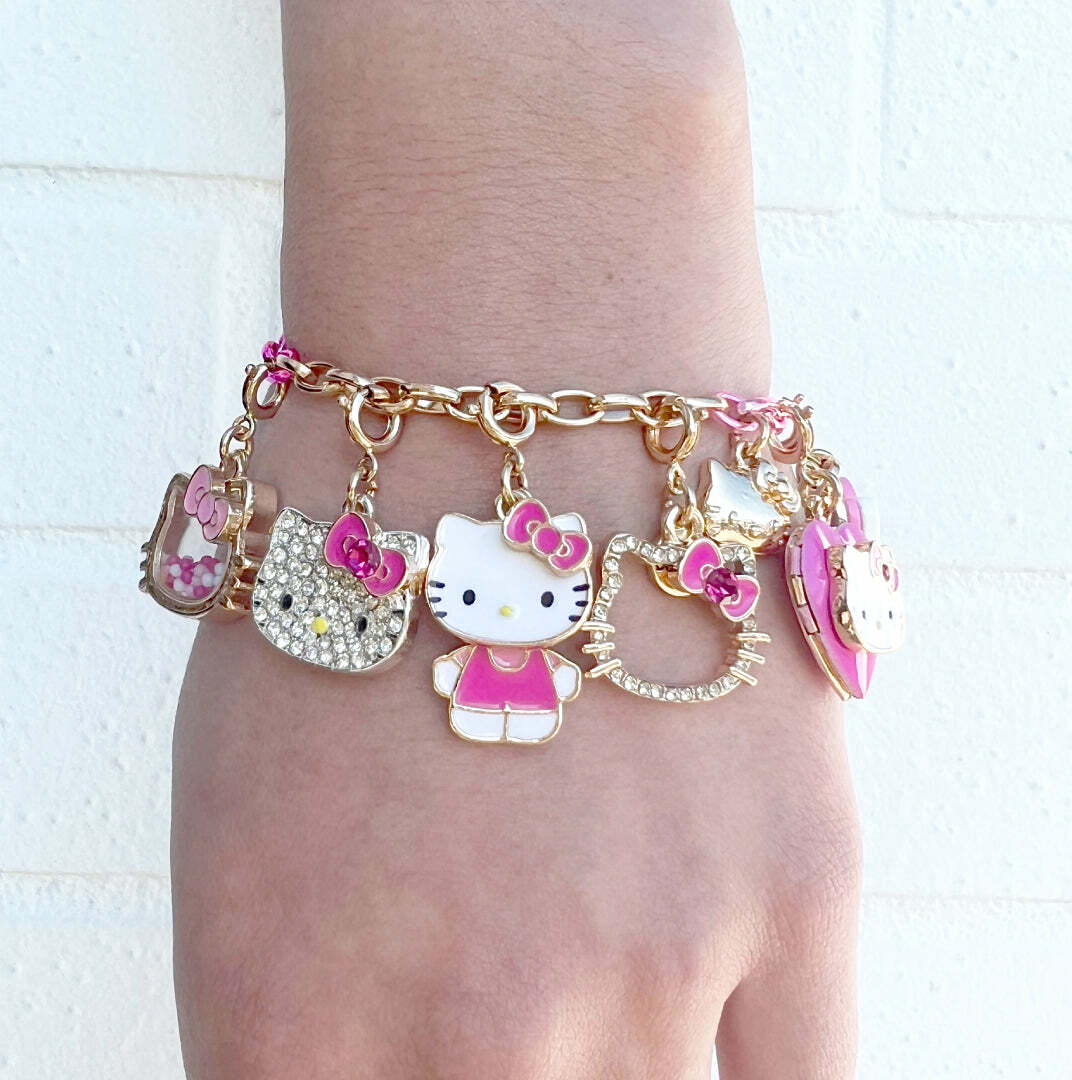 Gold Swivel Hello Kitty Charm