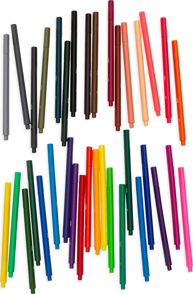 Seriously Fine Felt Tip Markers, 36Ct