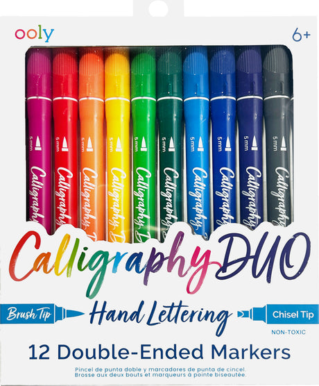 Calligraphy Duo Double-Ended Markers - Set of 12