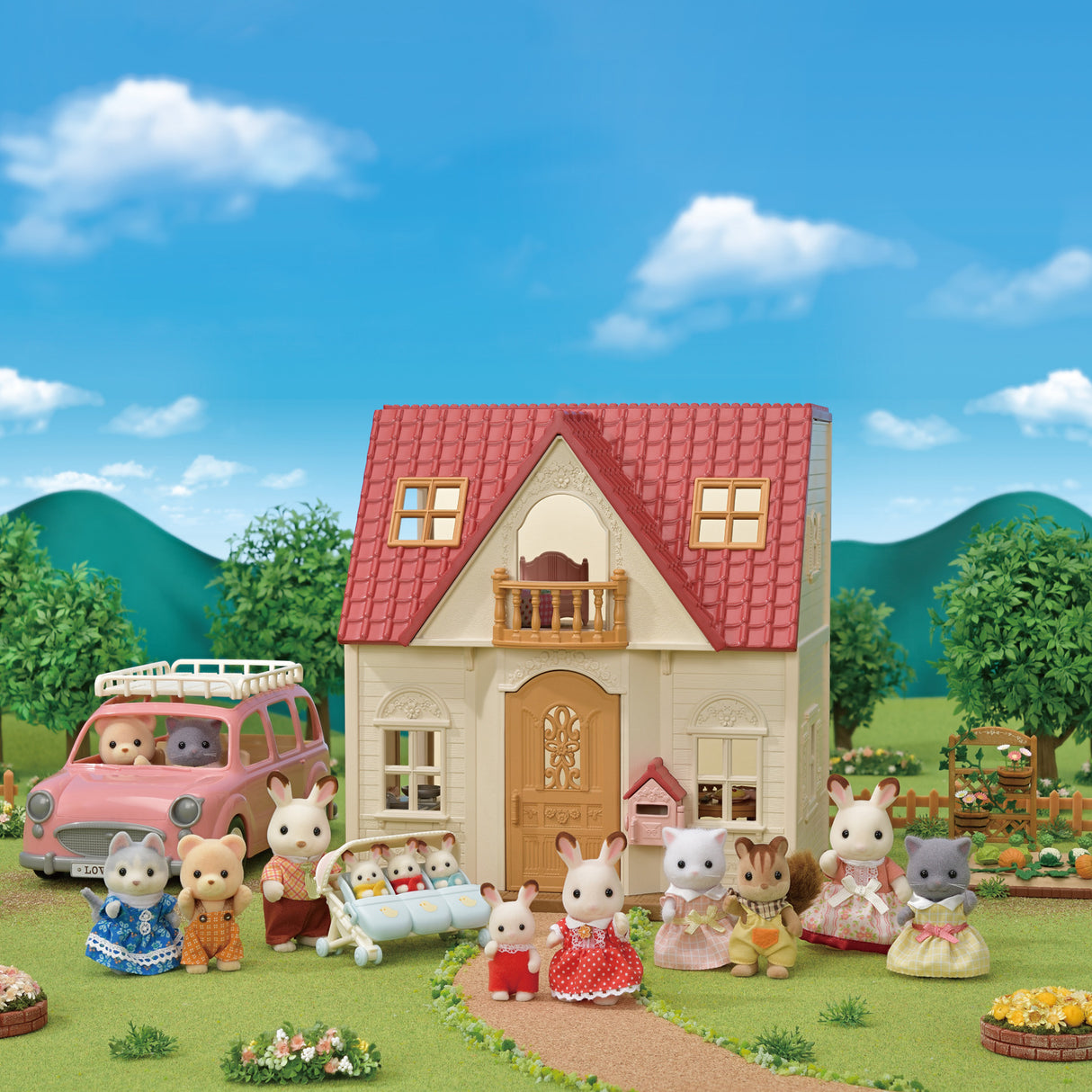 Calico Critters Red Roof Cozy Cottage Starter Home