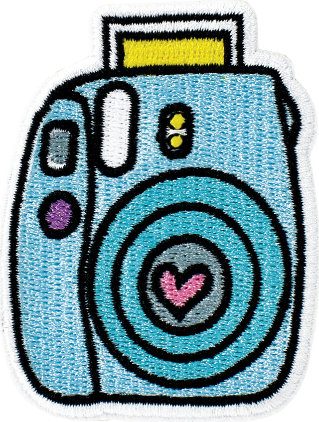 Camera Embroidered Sticker Patch