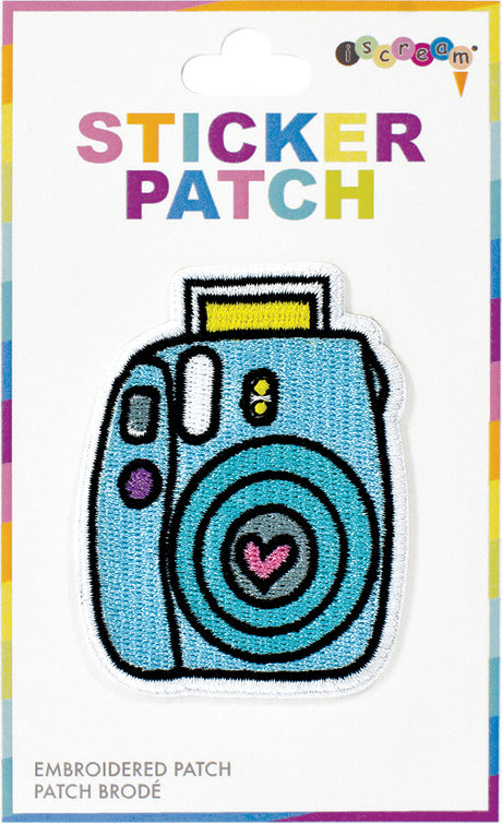 Camera Embroidered Sticker Patch