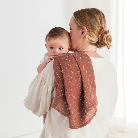 Breastfeeding Boss A Multitasking Must-Have for Nursing, Swaddling & More (Mudcloth)