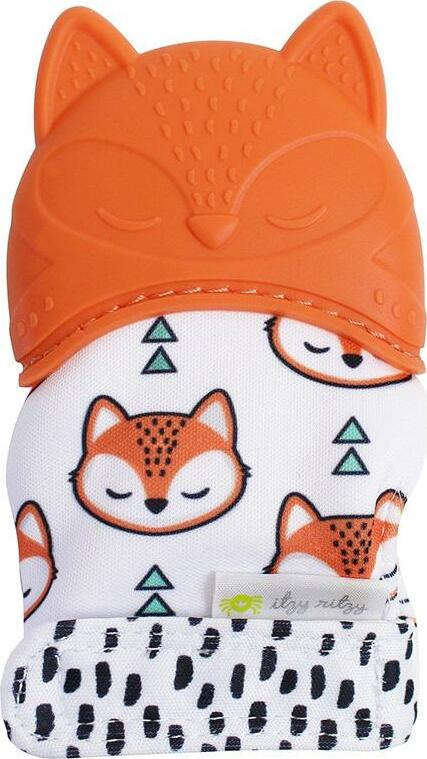 Teething Happens - Teething Mitt - Fox