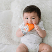 Teething Happens - Teething Mitt - Fox