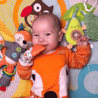 Teething Happens - Teething Mitt - Fox