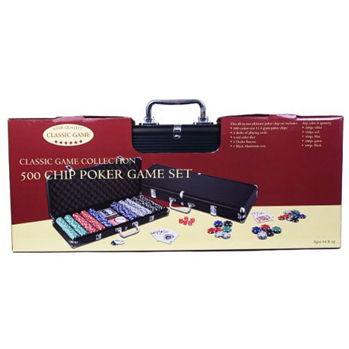 500 Chip Poker Game Set