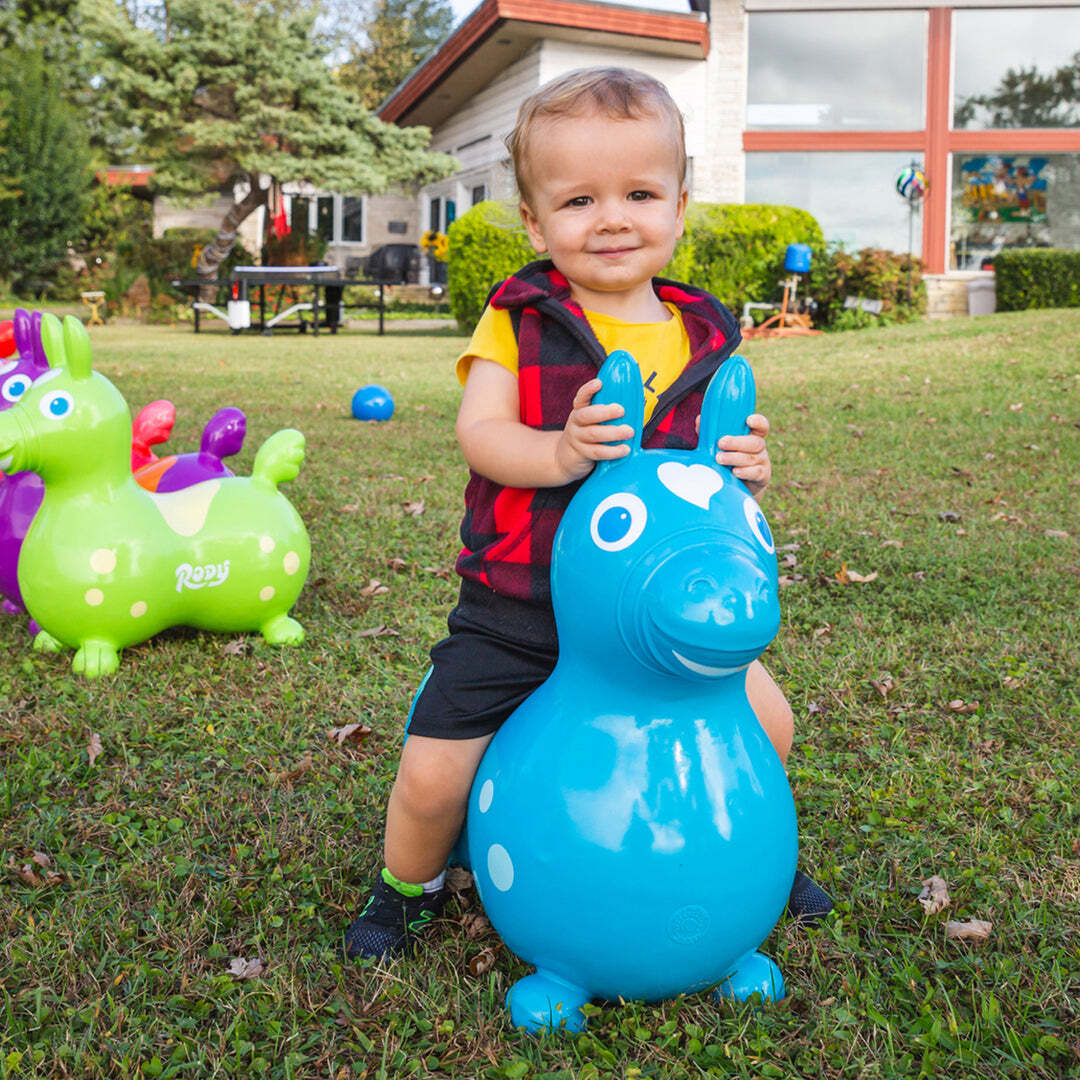 Rody Inflatable Bounce Horse (Yellow)