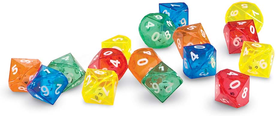 10-sided Dice In Dice Set of 72