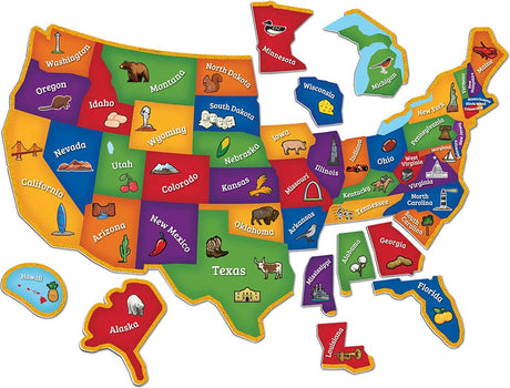 Magnetic U.S. Map Puzzle