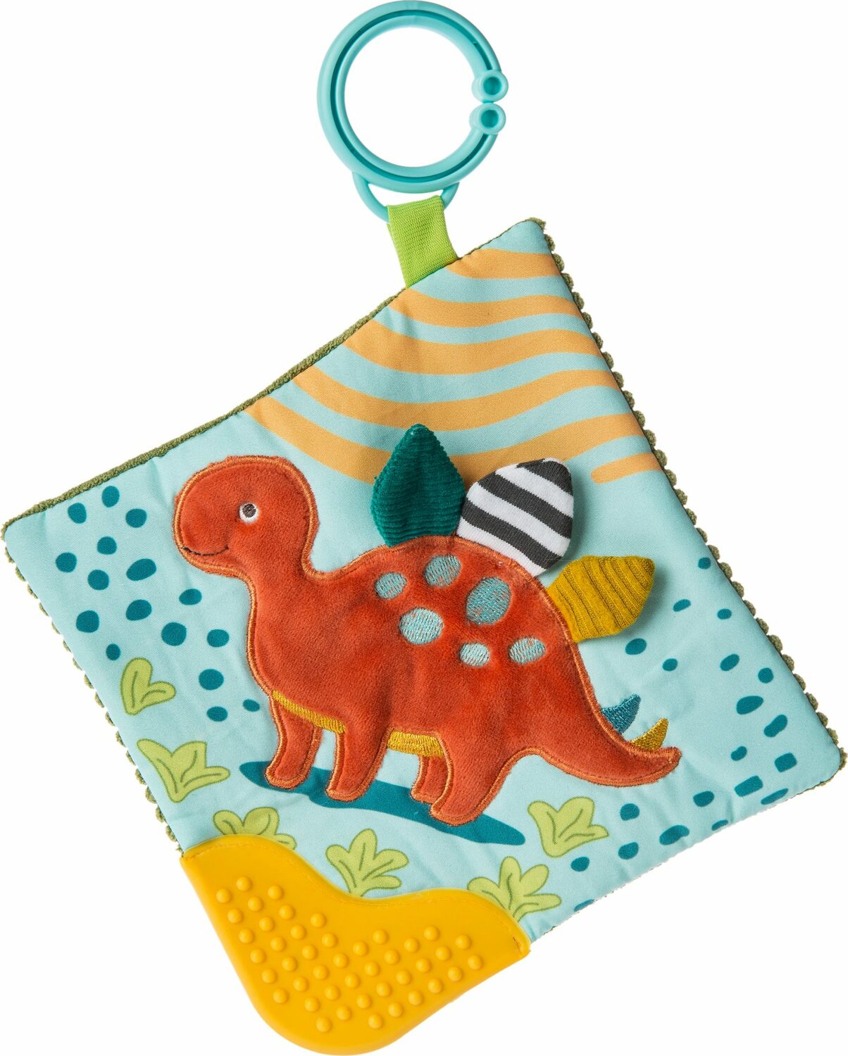 Pebblesaurus Crinkle Teether - 6x6"