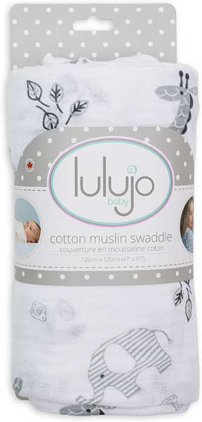 Lulujo Afrique Cotton Swaddle - 47x47"