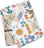 Leika Cotton Swaddle - Owl & Bunny - 47x47"