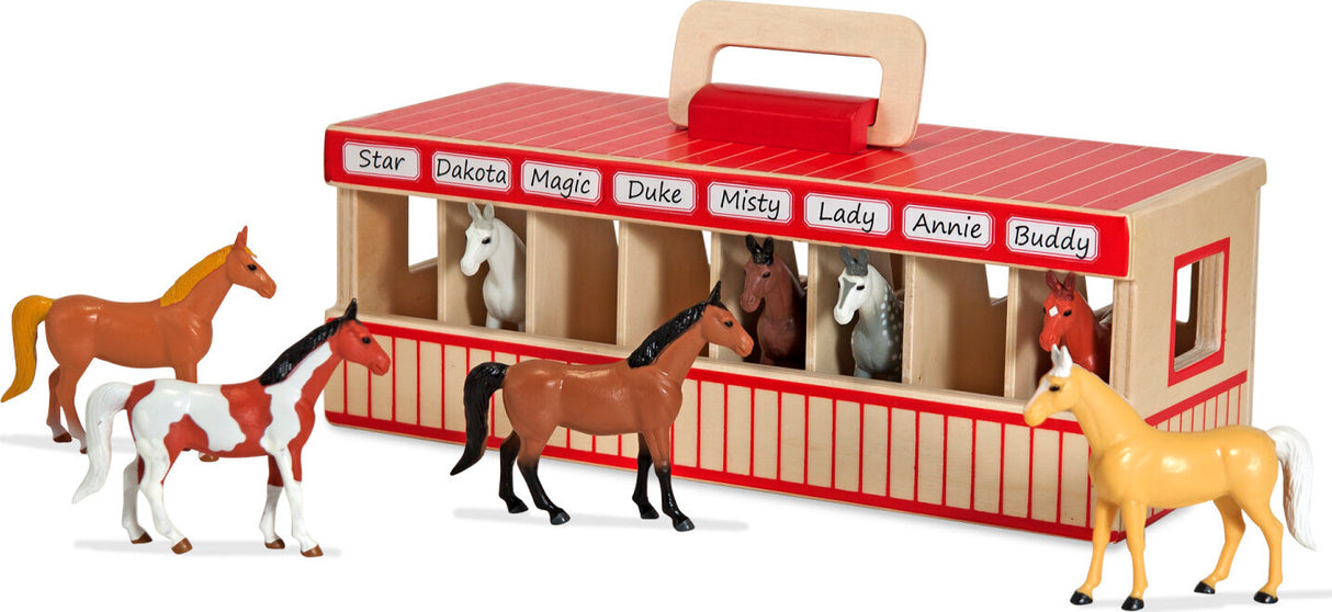 Take-Along Show-Horse Stable Play Set