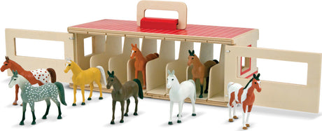 Take-Along Show-Horse Stable Play Set