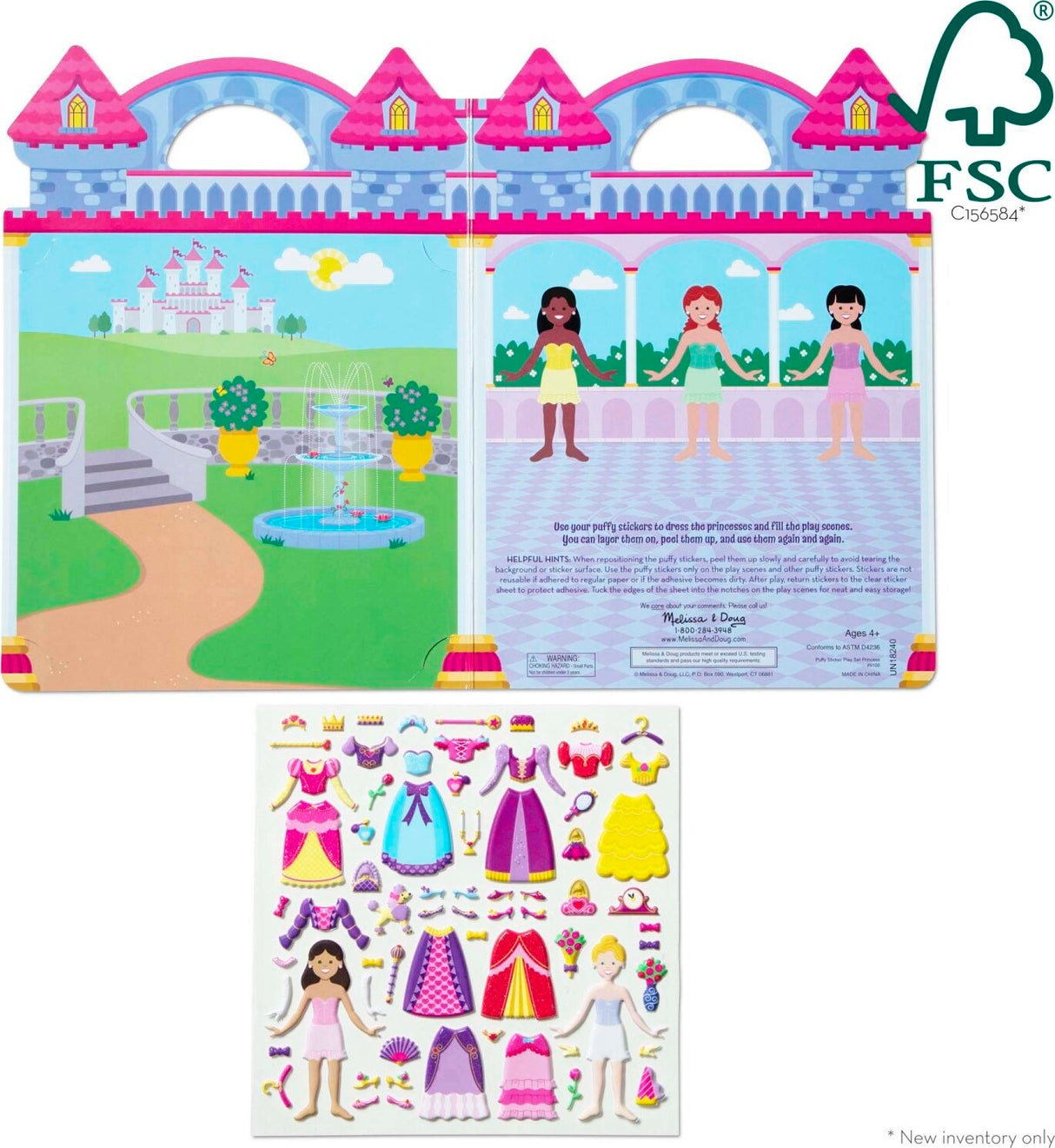 Puffy Stickers Play Set: Princess