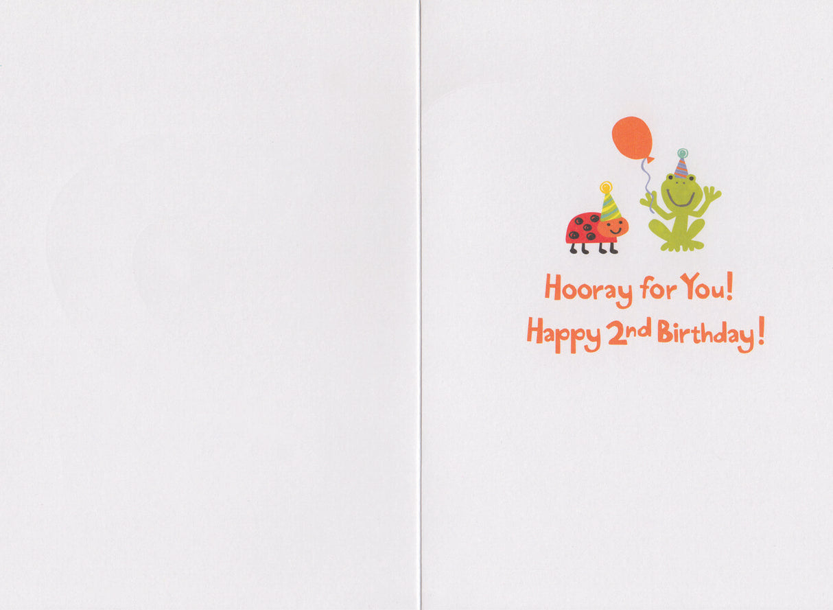 Age 2 Foil Birthday Card