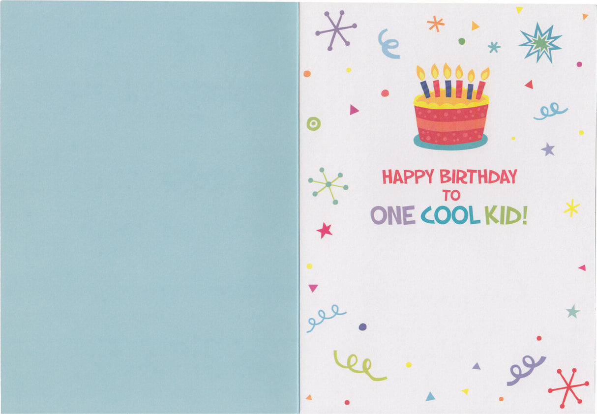 Age 6 Lettering Foil Card