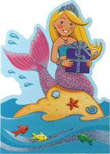 Mermaid Die-cut Foil Card