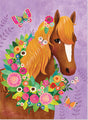 Horse & Butterfly Foil Card