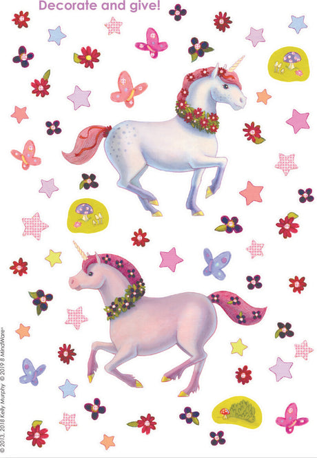 Rainbow Unicorn Decorate Your Own Card