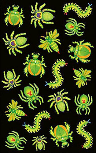 Glow in the Dark Bug and Spider Sticker Pack