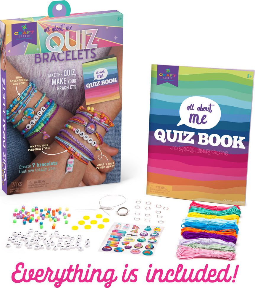 Craft-Tastic® All About Me Quiz Bracelets