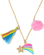 Rainbow starburst necklace