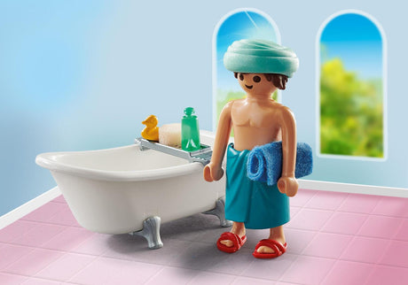 Playmobil Man with Bathtub