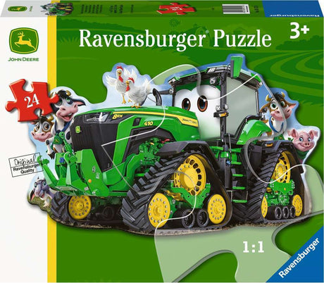 John Deere Tractor Shaped Floor Puzzle (24 pc floor Puzzle)