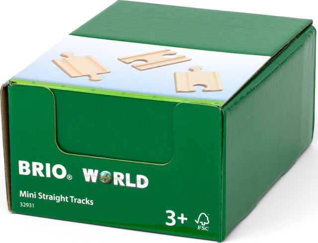 BRIO Mini Straight Tracks (sold individually)