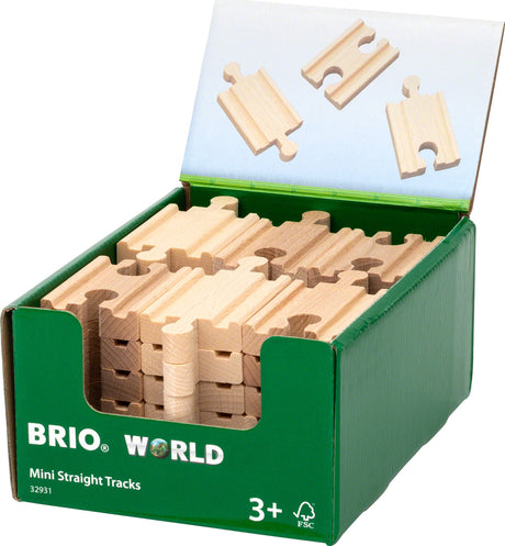 BRIO Mini Straight Tracks (sold individually)