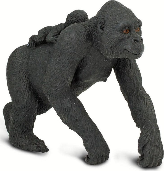 Lowland Gorilla with Baby Toy