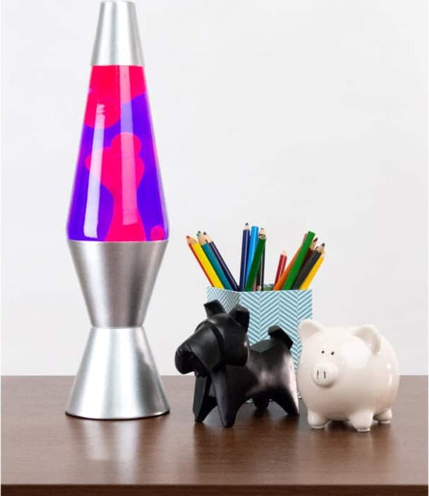 14.5'' LAVA® Lamp PINK/PURPLE/SILVER