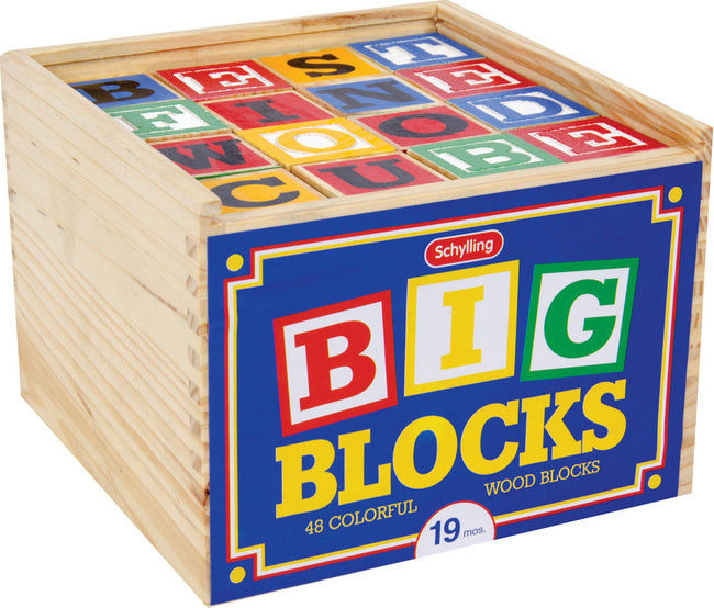 Large Wooden ABC Blocks