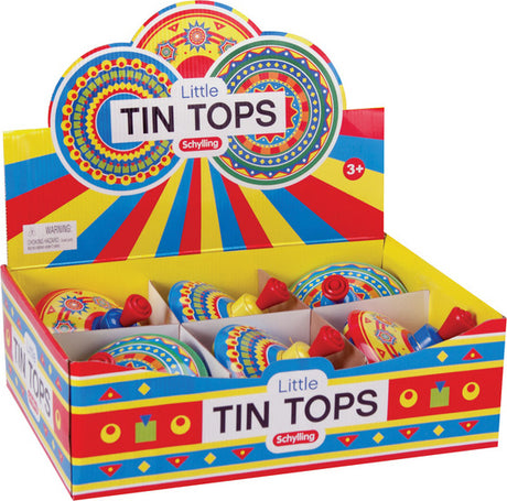 Mini Tin Tops (assorted)