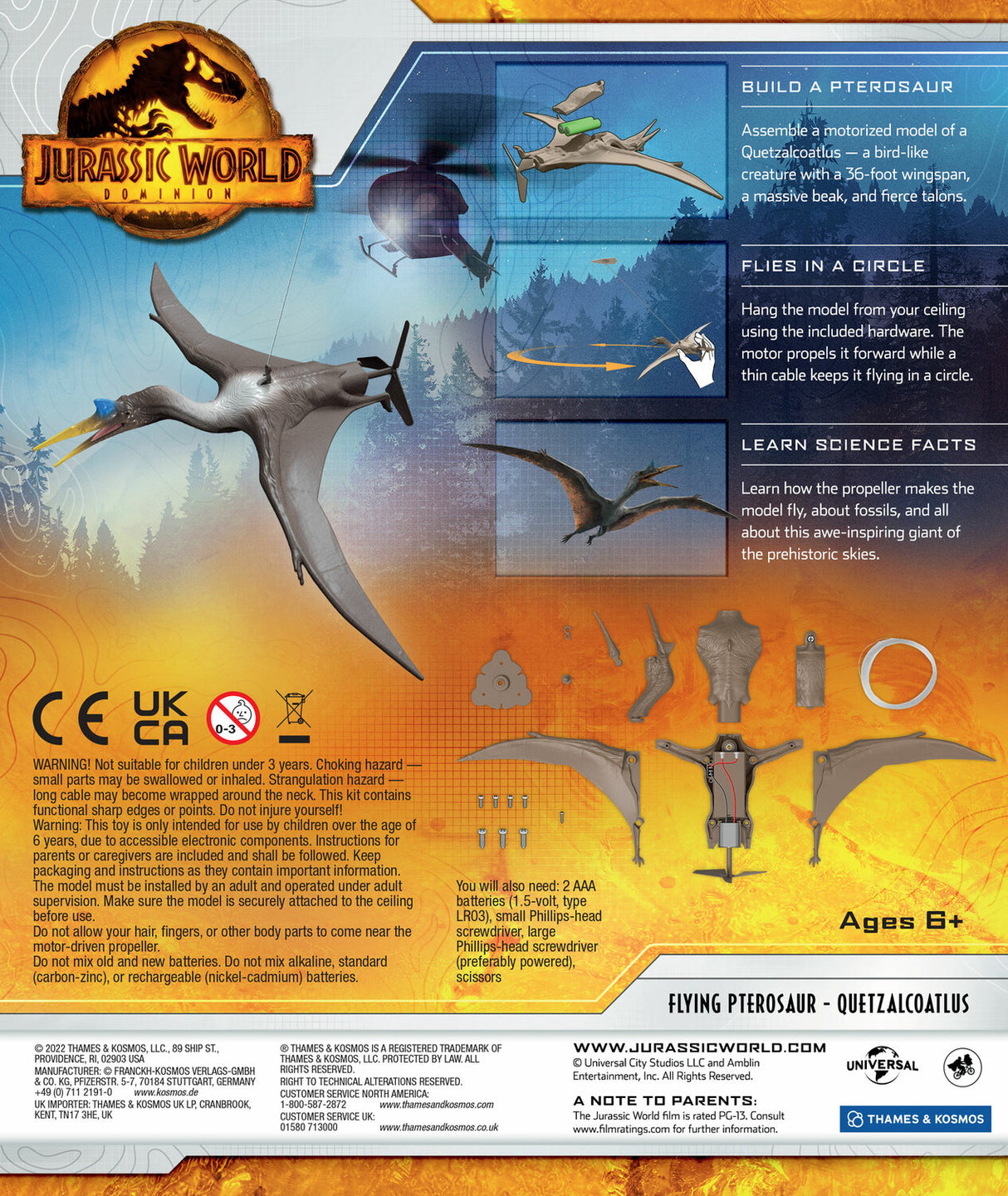 Jurassic World: Dominion Flying Pterosaur - Quetzalcoatlus