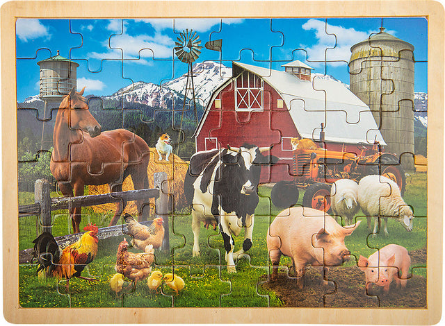 15.75" X 11.75" 48pc Farm Puzzle