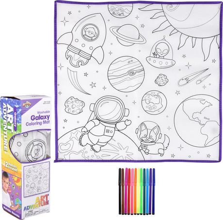 19.5" Space Washable Doodle Mat