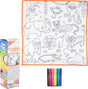 19.5" Zoo Washable Doodle Mat