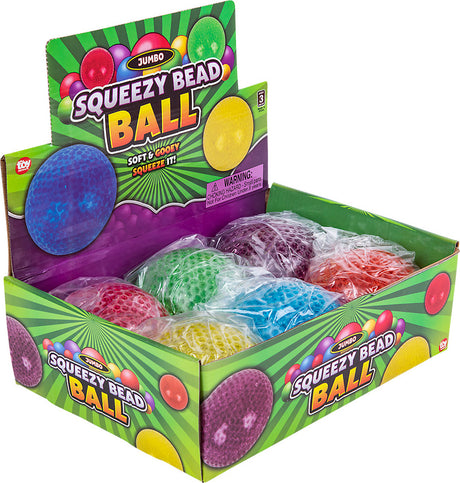 3" Jumbo Squeezy Bead Ball