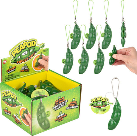 Fidget Peapod Clip On 2.75" (sold individually)