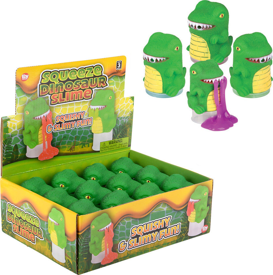 3" Squeeze Dinosaur Slime