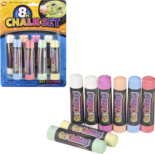 7.5" Chalk Set 8Pc (assortment - sold individually)