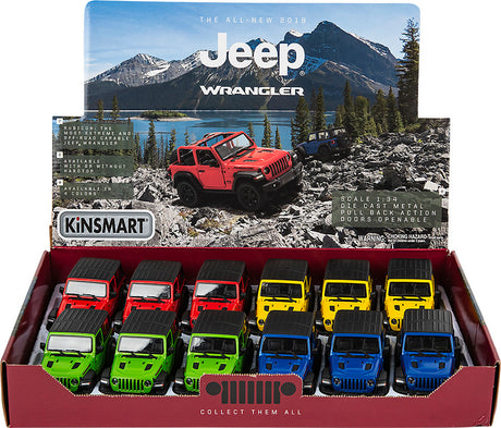 5" Die-cast 2018 Jeep Wrangler Hard Top