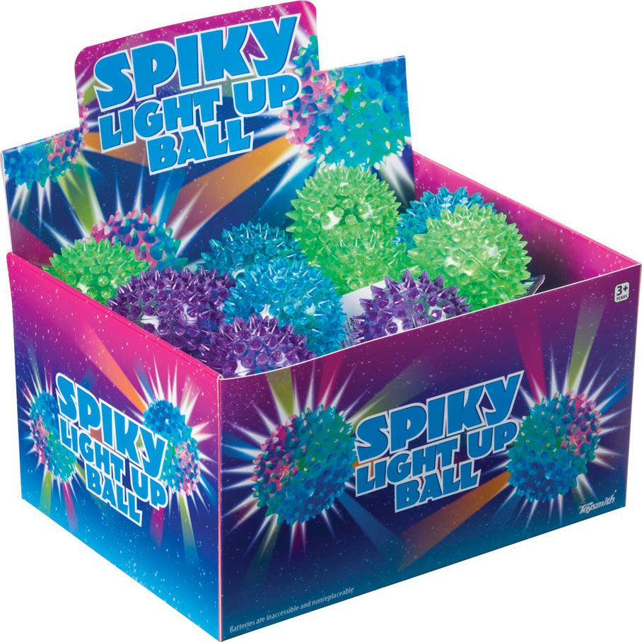 Flashing Spiky Ball (Assorted)