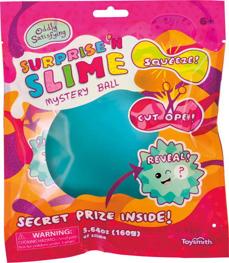 Oddly Satisfying Surprise 'n Slime Mystery Ball (Assorted Colors)